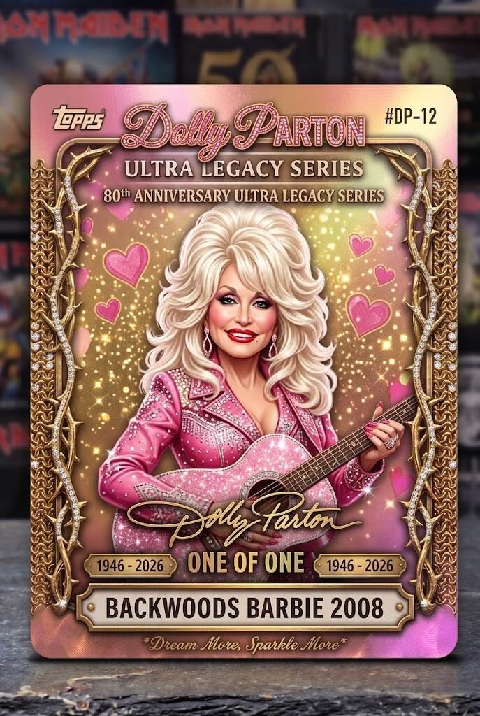 Dolly Parton 80th Anniversary Topps Ultra Premium Trading Cards