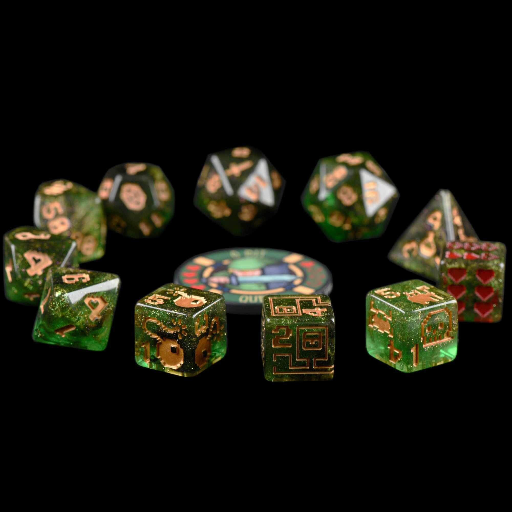 8BIT Quest Exclusive 12 Dice Set