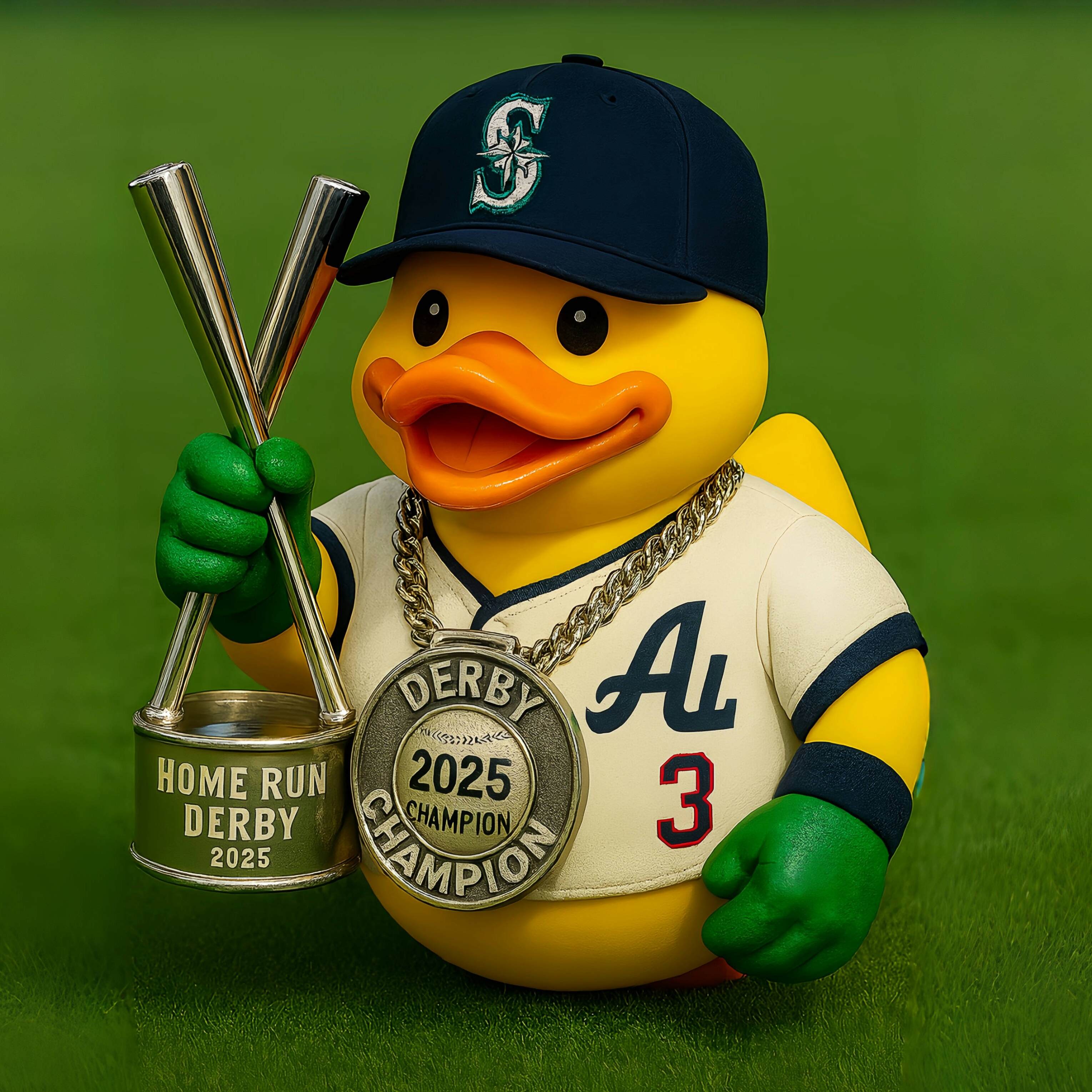 🏅 2025 Home Run Derby Duck Champion – Limited Edition 🦆
