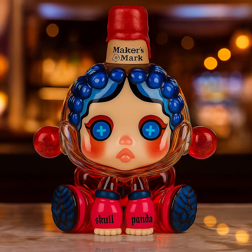 Skullpanda Whiskey Bottle