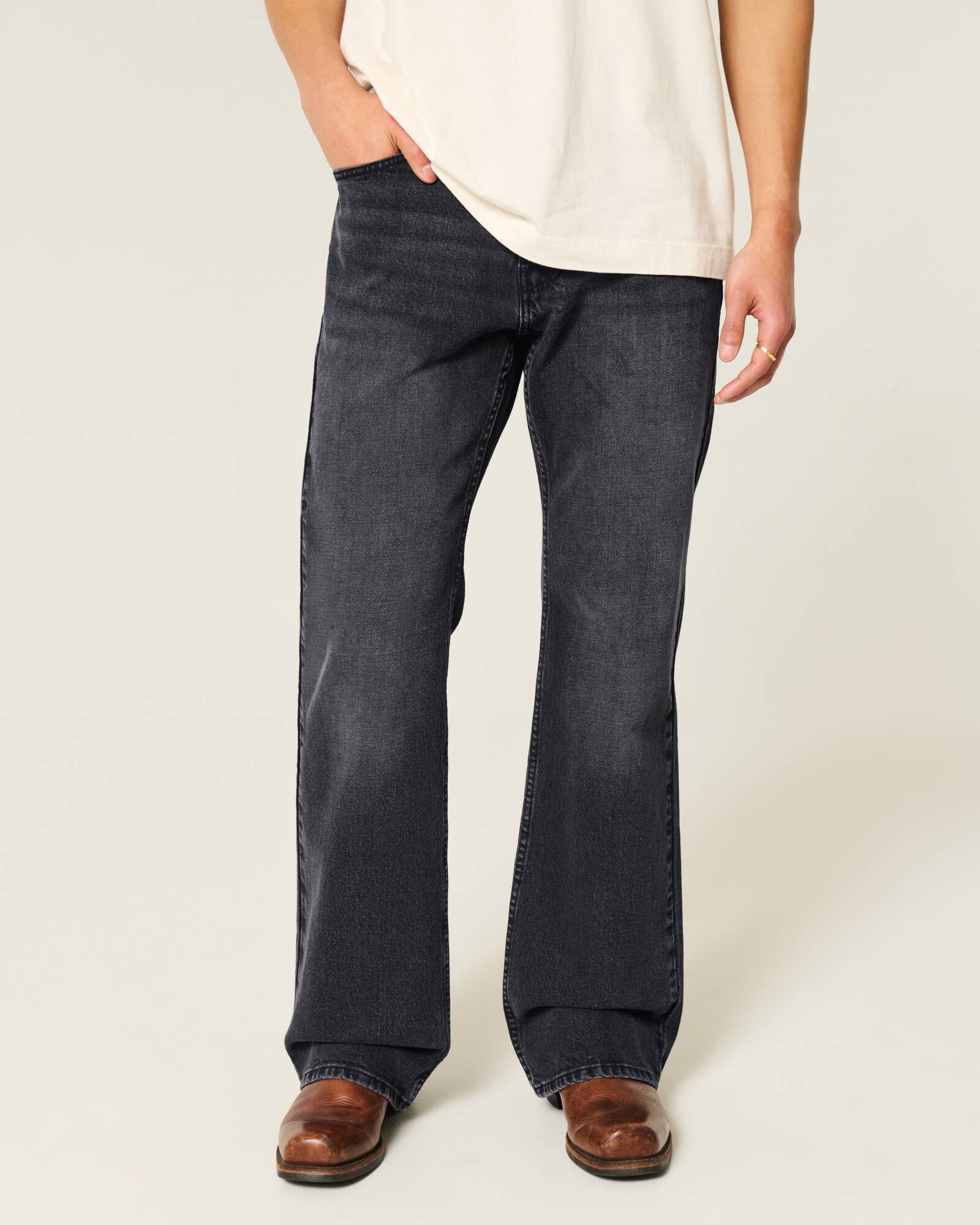 Light Wash Bootcut Jeans