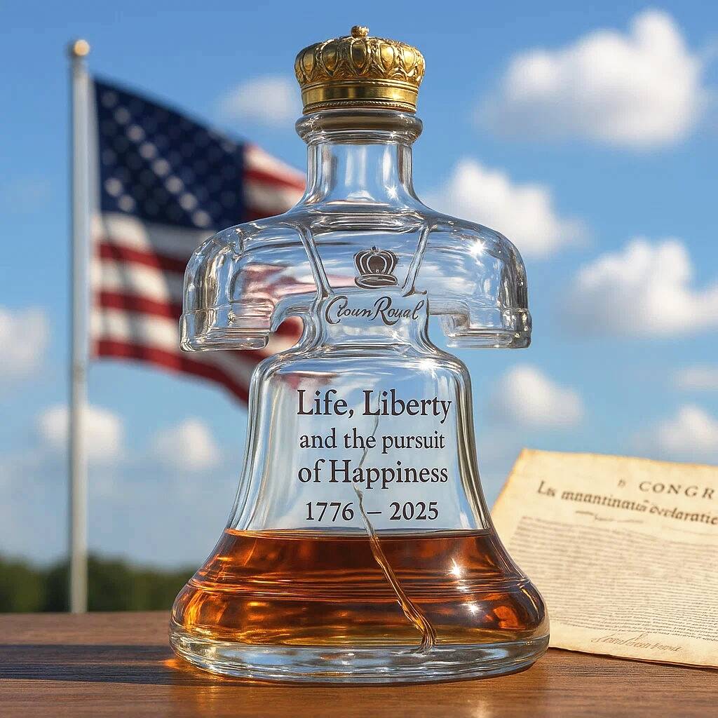 Liberty Bell Whiskey Bottle - 249th Anniversary of American Independence