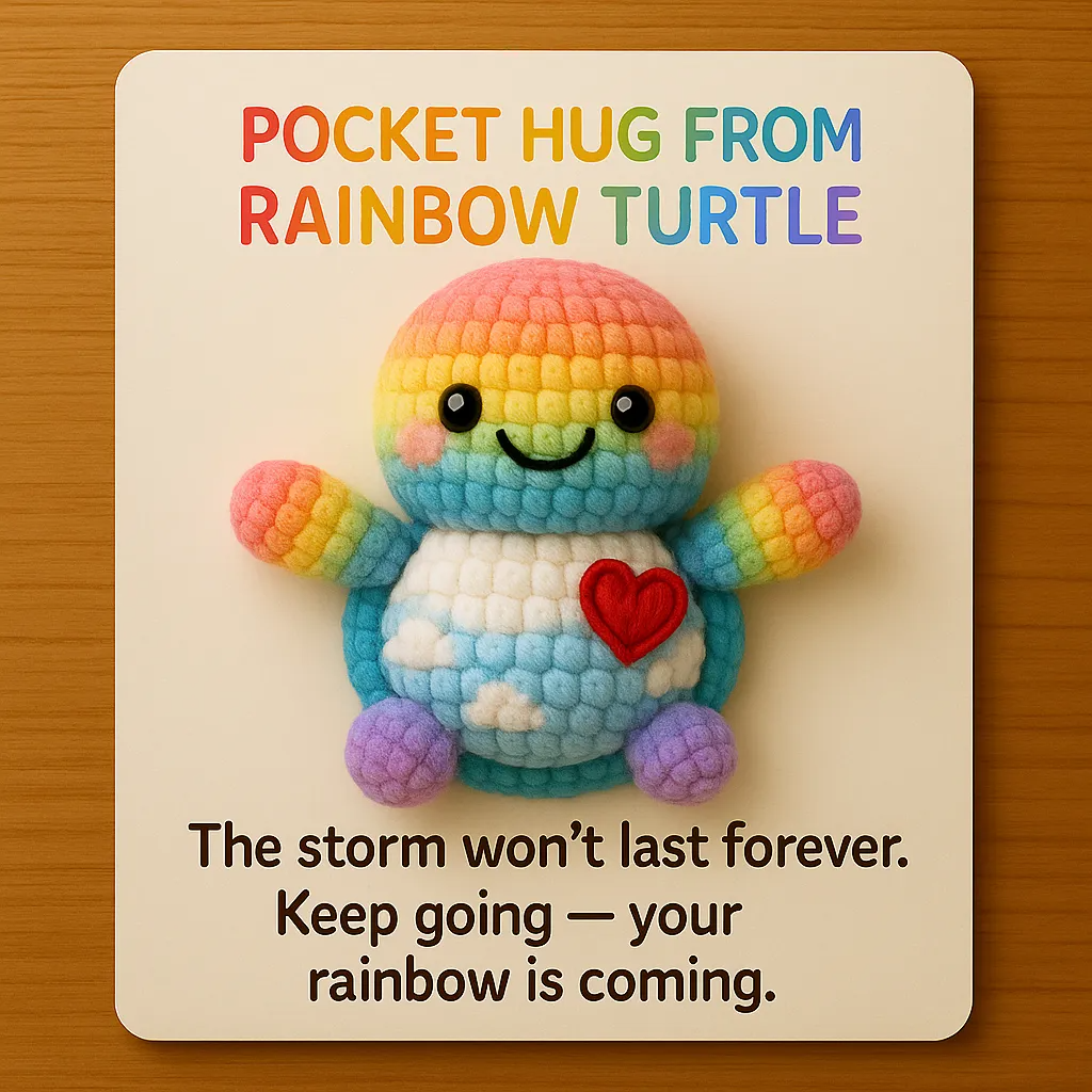Cute Turtle Pocket Hugs