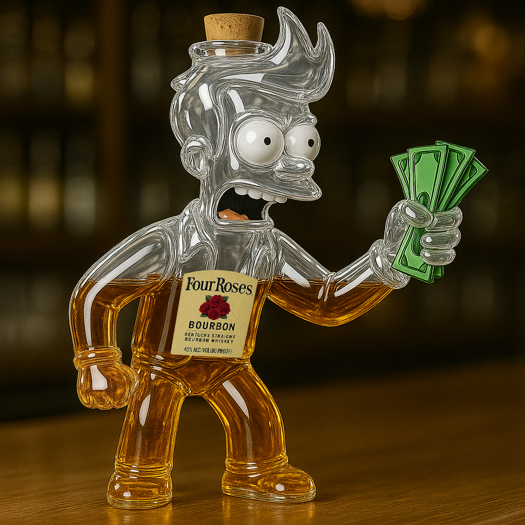 Philip J. Fry Whiskey Bottle