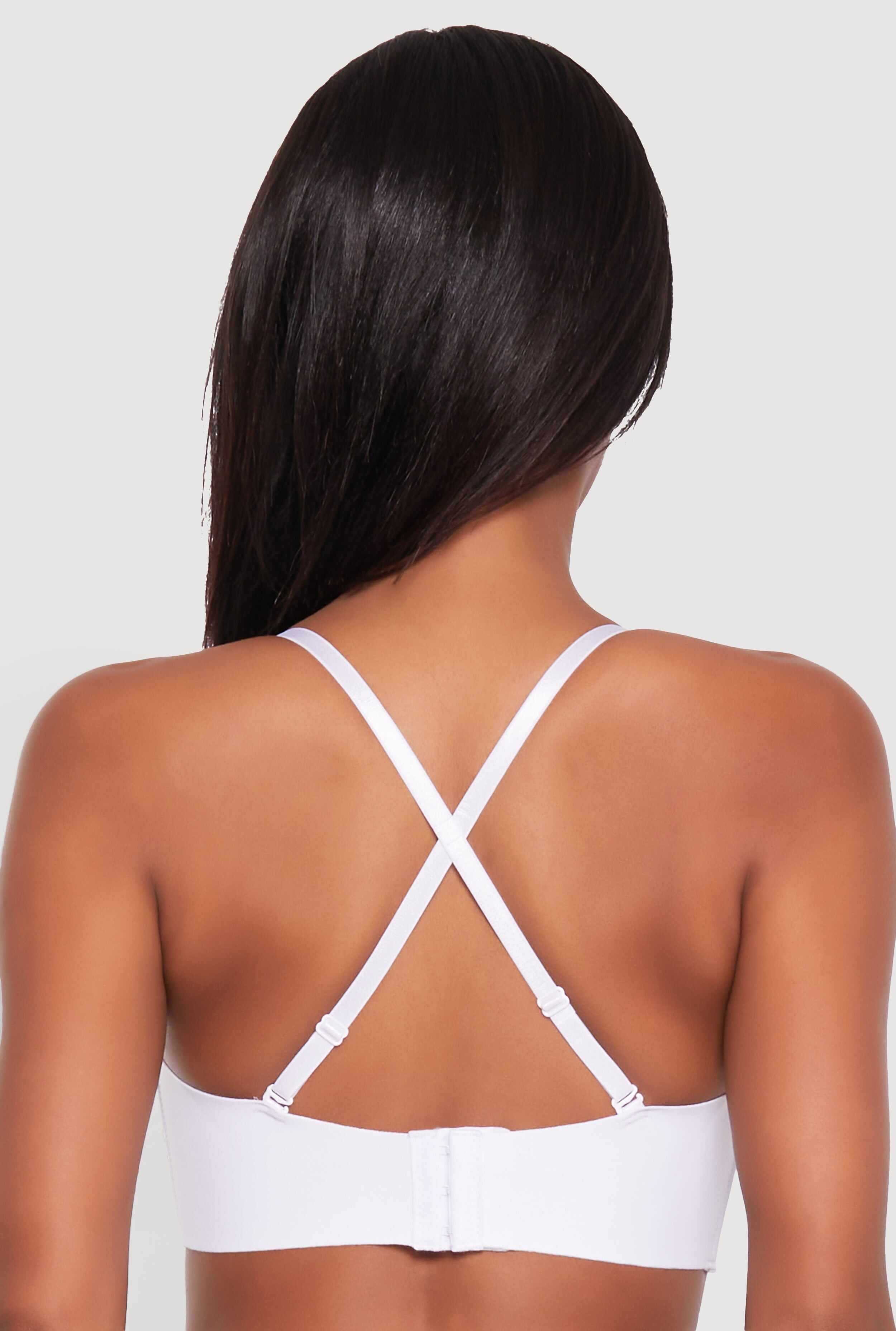 Stylish Padded Push Up Balconette Bra | Convertible to Strapless