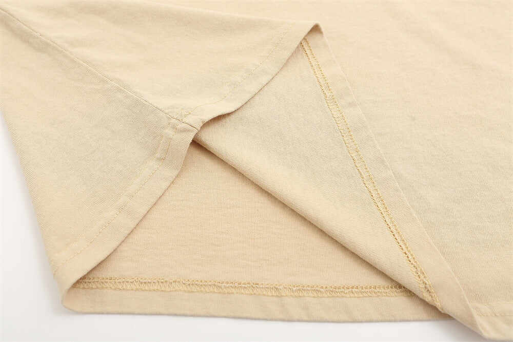 Summer Cotton Short Sleeve T-shirt Men