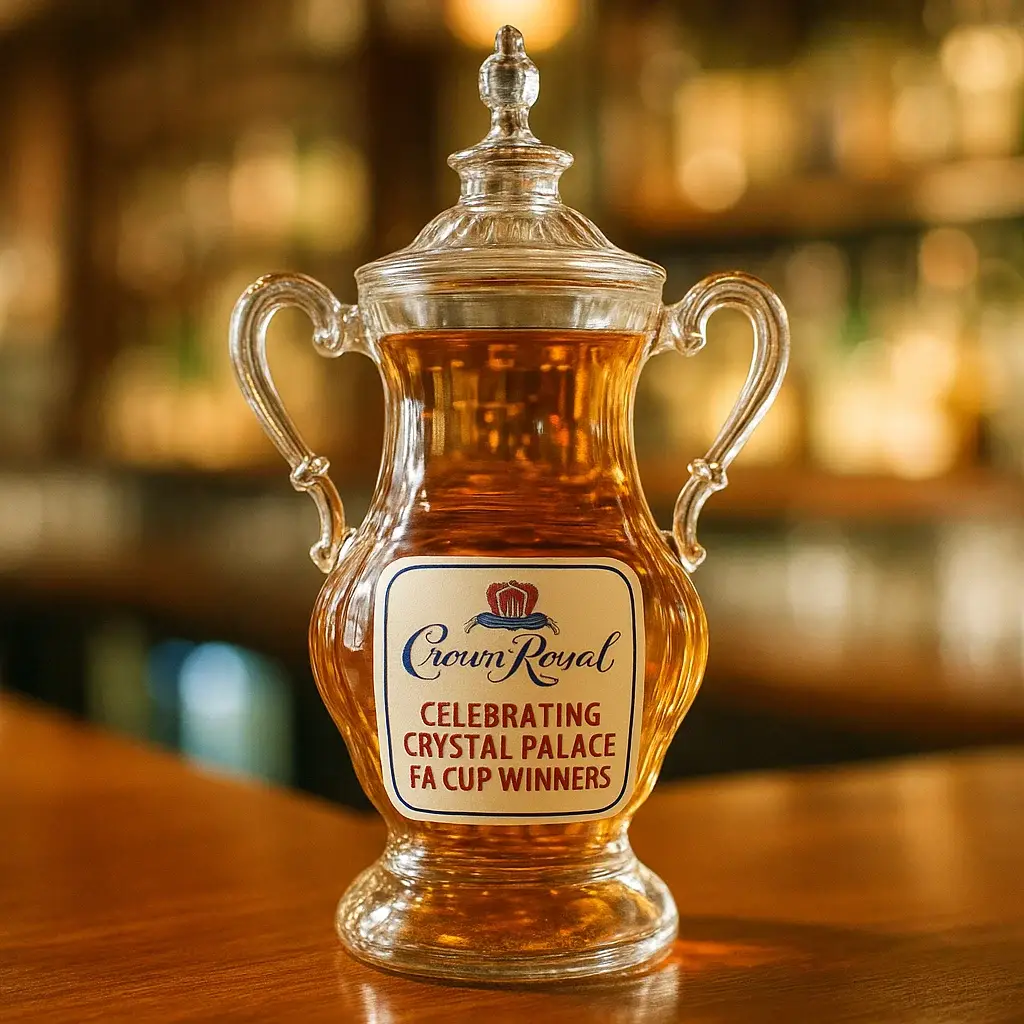 Crystal Palace FA Cup Champion Whisky Bottle