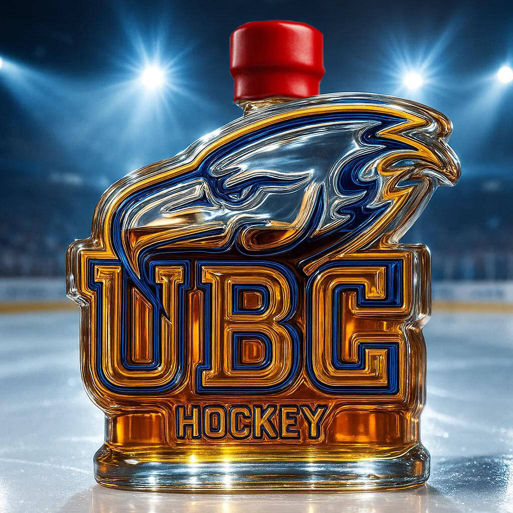 UBC Thunderbirds Whiskey Bottle