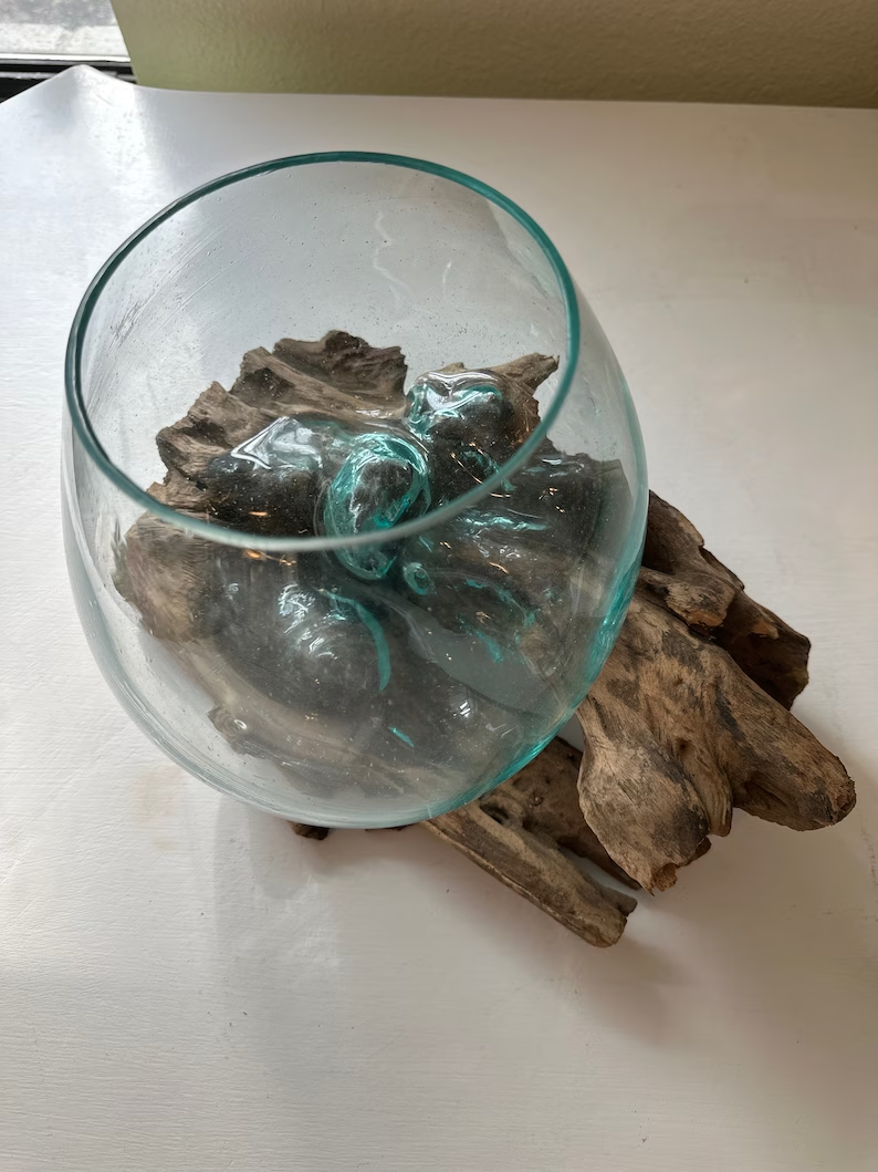 Ancient Stone glued aquascape for nano aquarium
