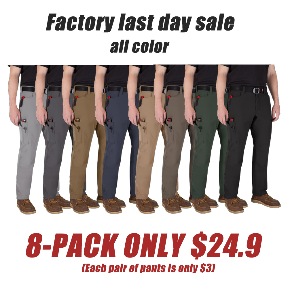🔥Men's Ripstop Tech Pants,Water Resistant Outdoor Tactical Pants