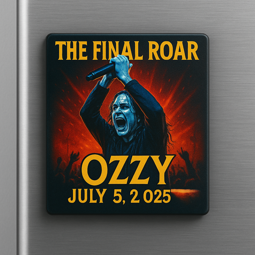 Ozzy Osbourne “Final Throne” 2025 Farewell Magnet Set