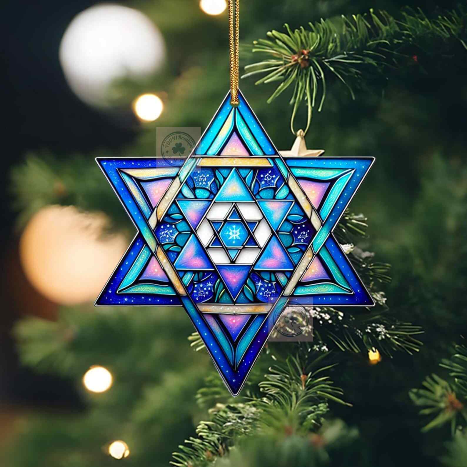 Christmas Hanukkah Ornament