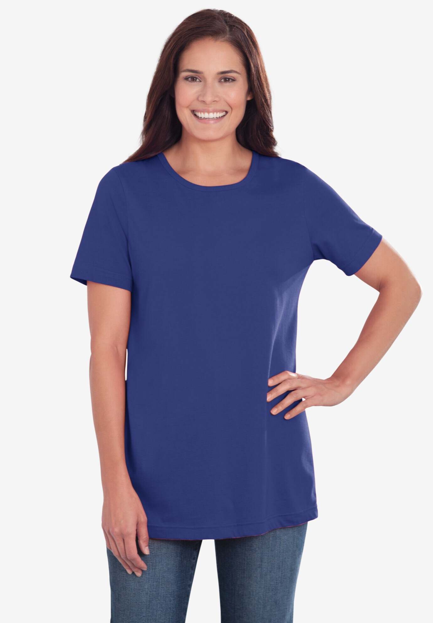 Perfect Short-Sleeve Crewneck Tee