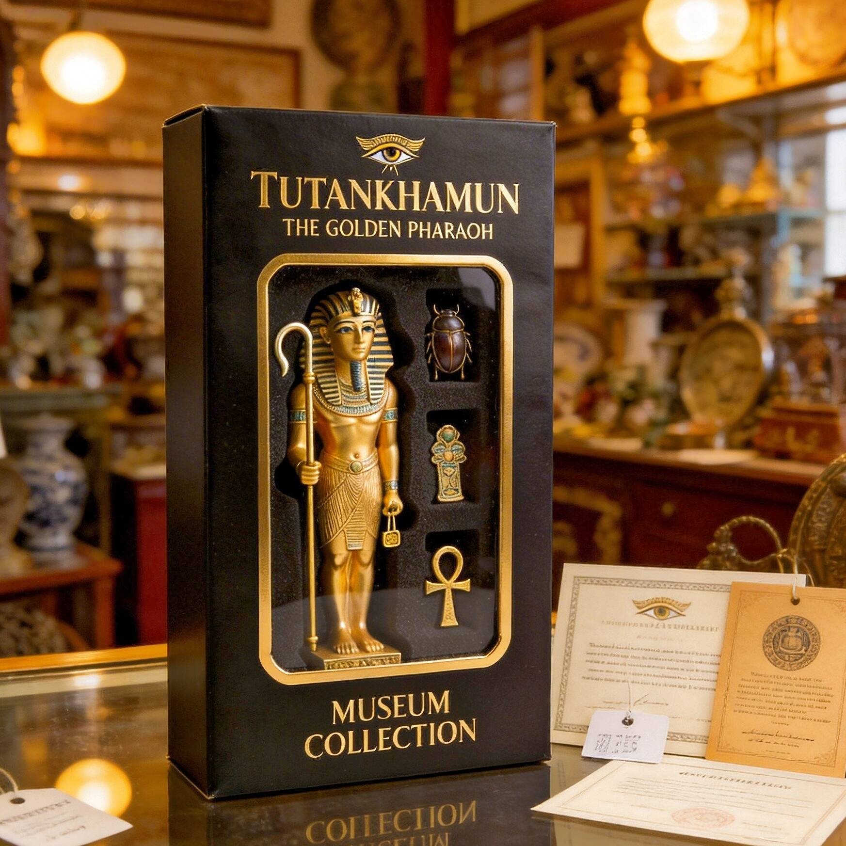 Tutankhamun The Golden Pharaoh Museum Collection Collector's Set