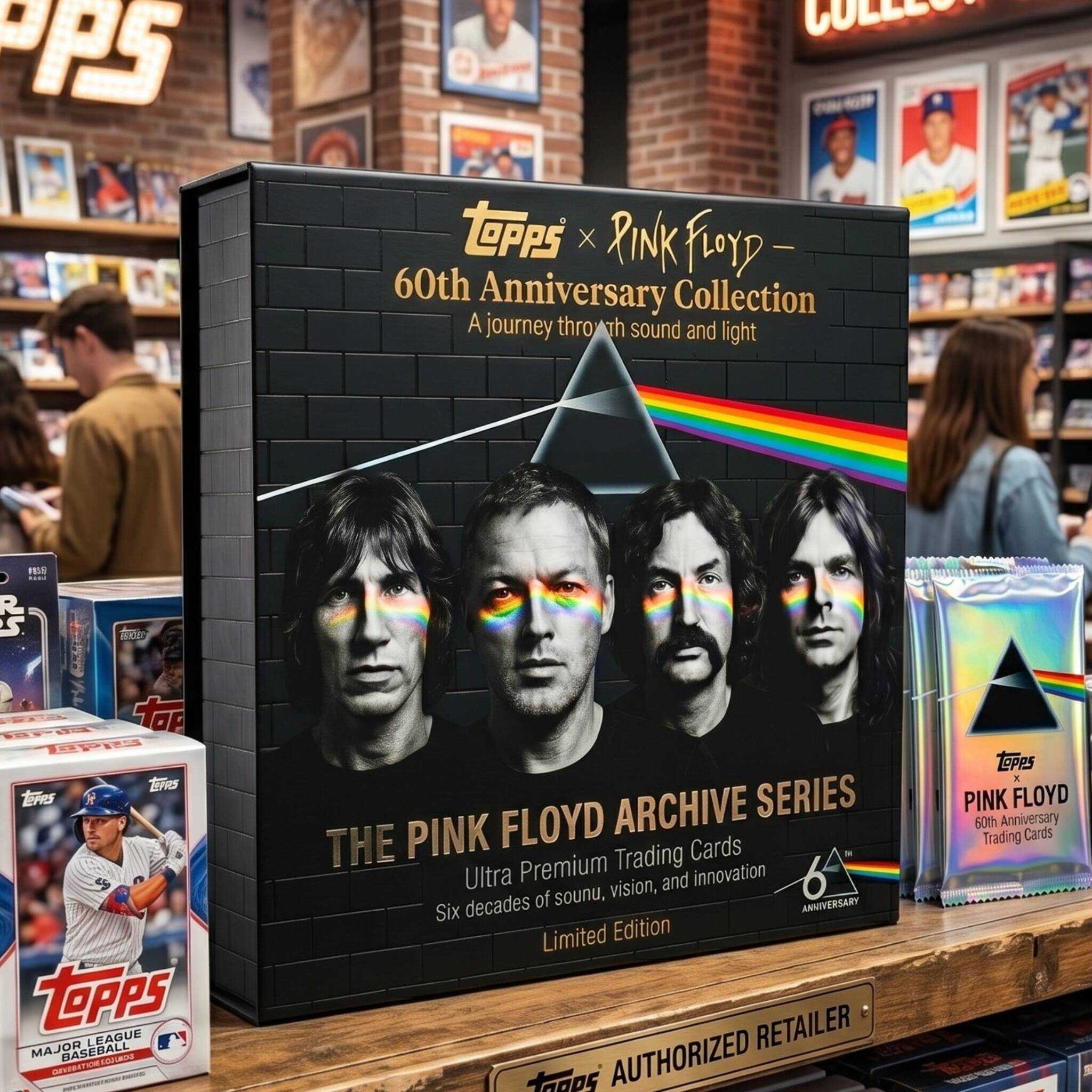 🎸 Pink Floyd 60th Anniversary Topps Limited Collectible Cards!✨