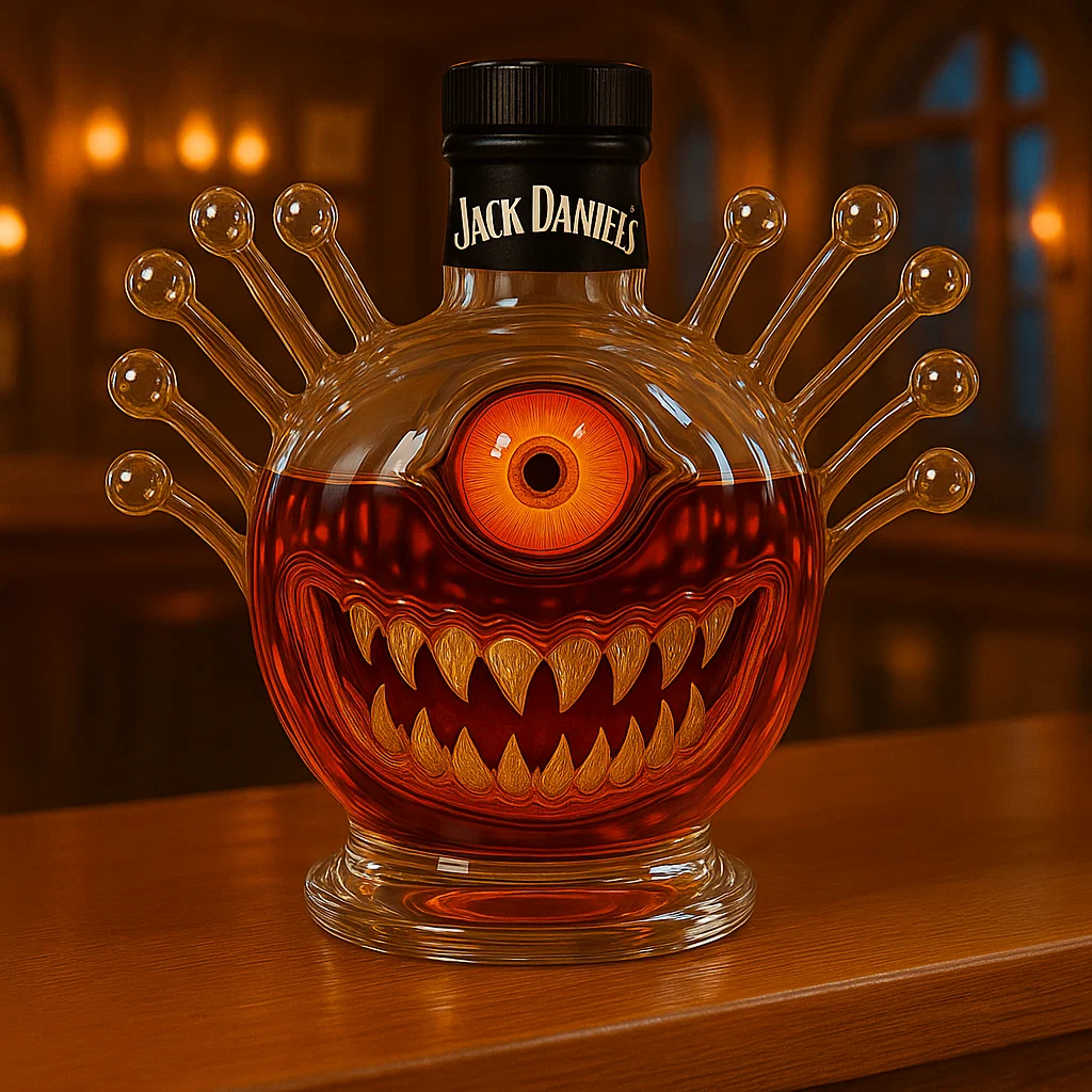 DND Beholder Whiskey Bottle