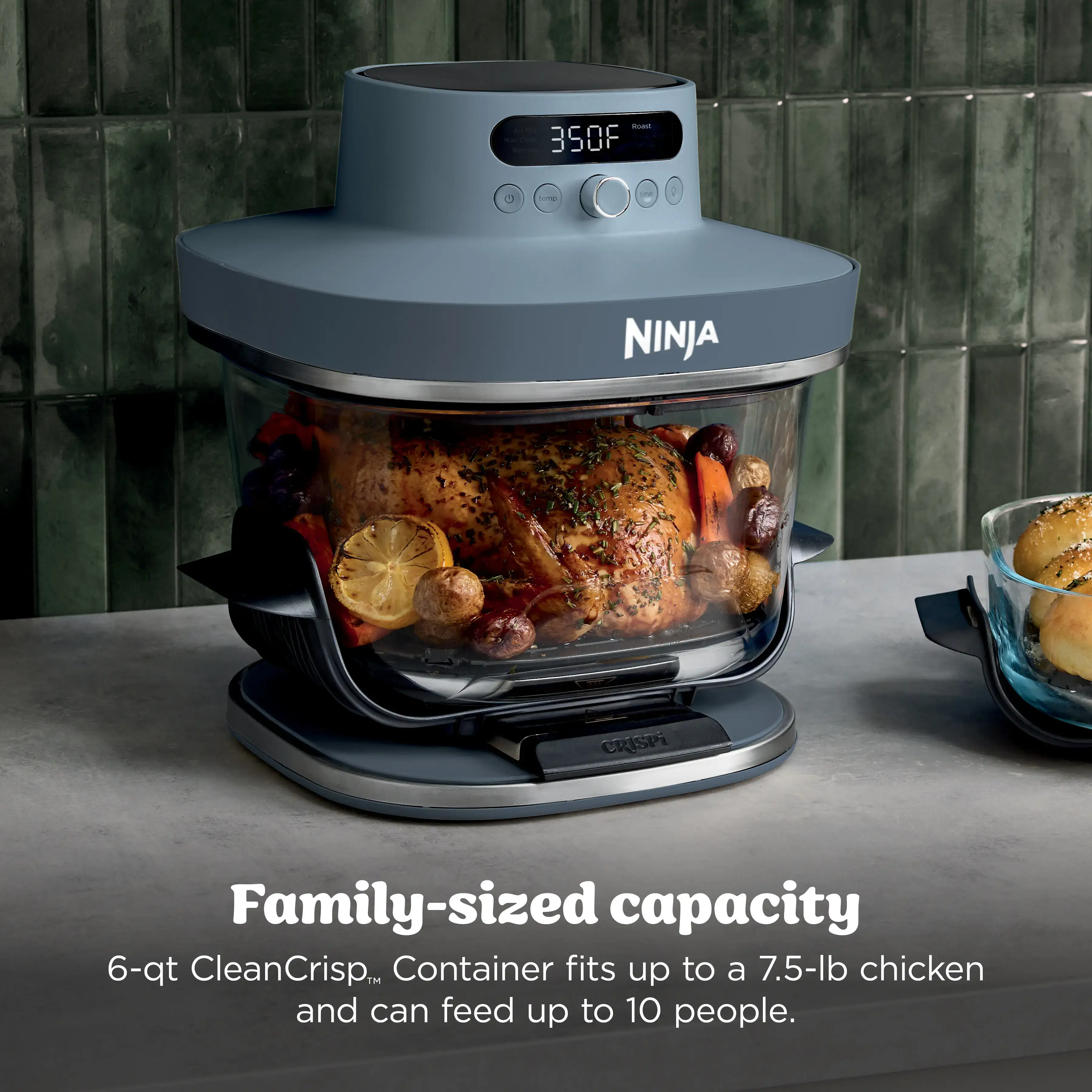 6-in-1 Glass Countertop Air Fryer