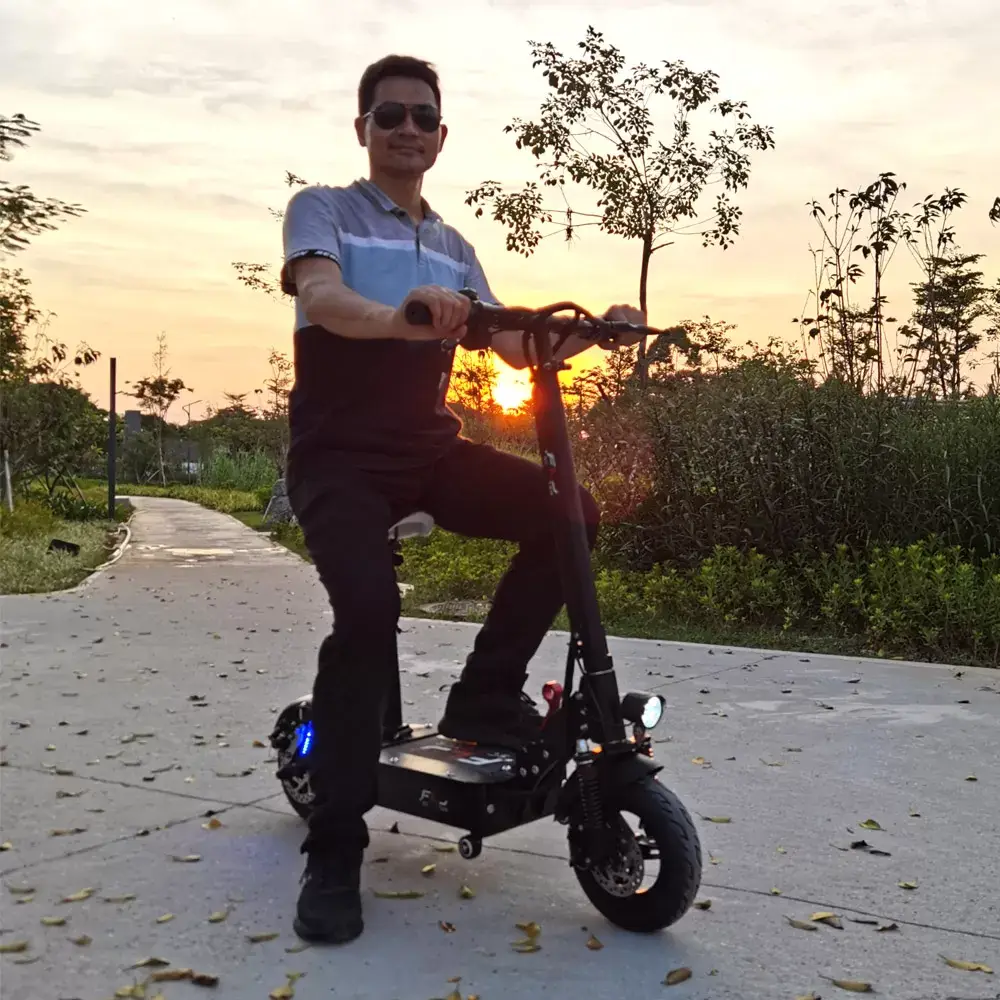 (🔥Limited Time Sale) SK1 10inch Electric Scooter with 48V 25-35ah battery Portable Easy Folding kick scooter