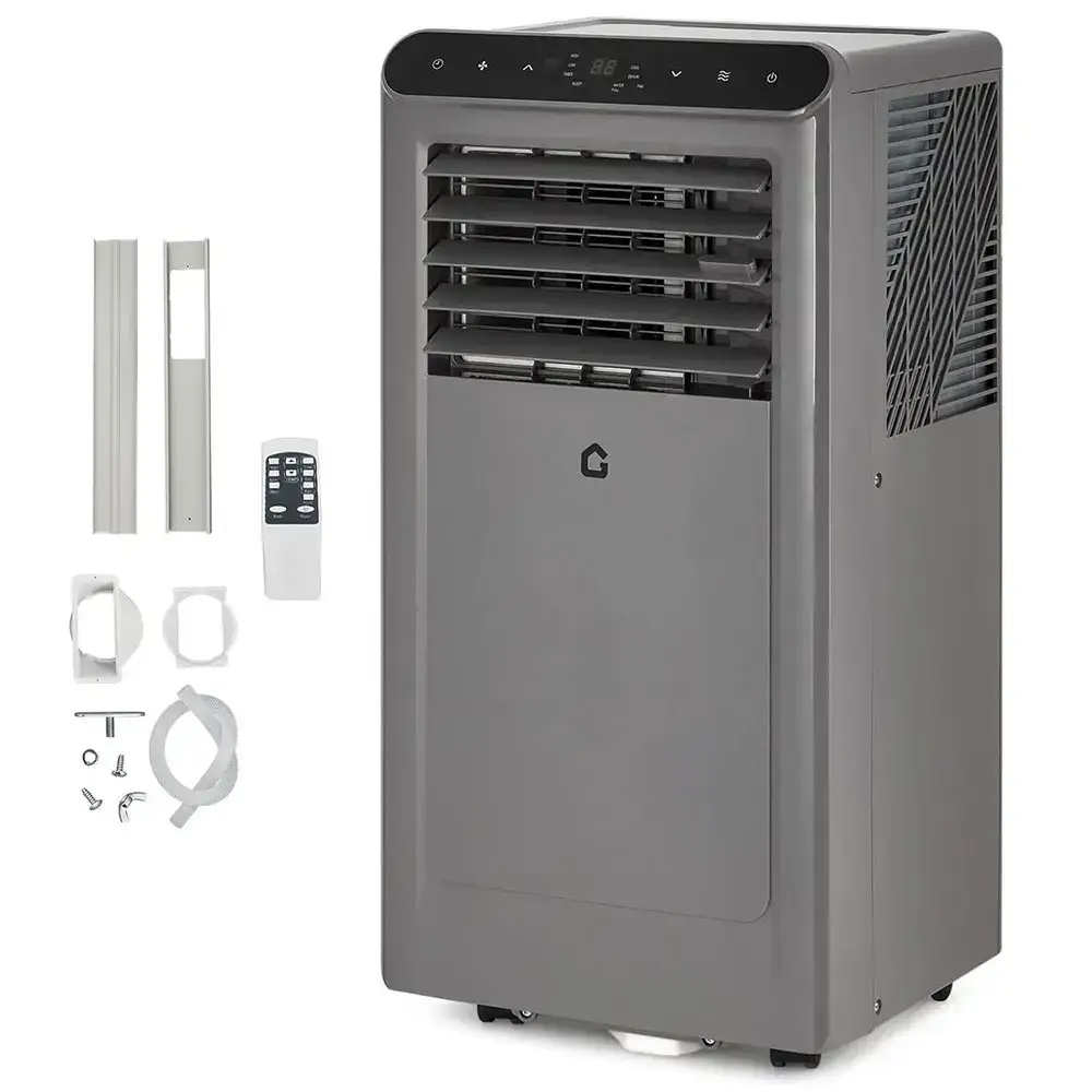 10000 BTU Portable Air Conditioners, 4-In-1 Portable AC Unit for Rooms Up to 350 Sq. Ft, Dehumidifier, Fan, Energy Saving, Remote Control, 24 Hour Timer, Sleep Mode, for Bedroom/Office
