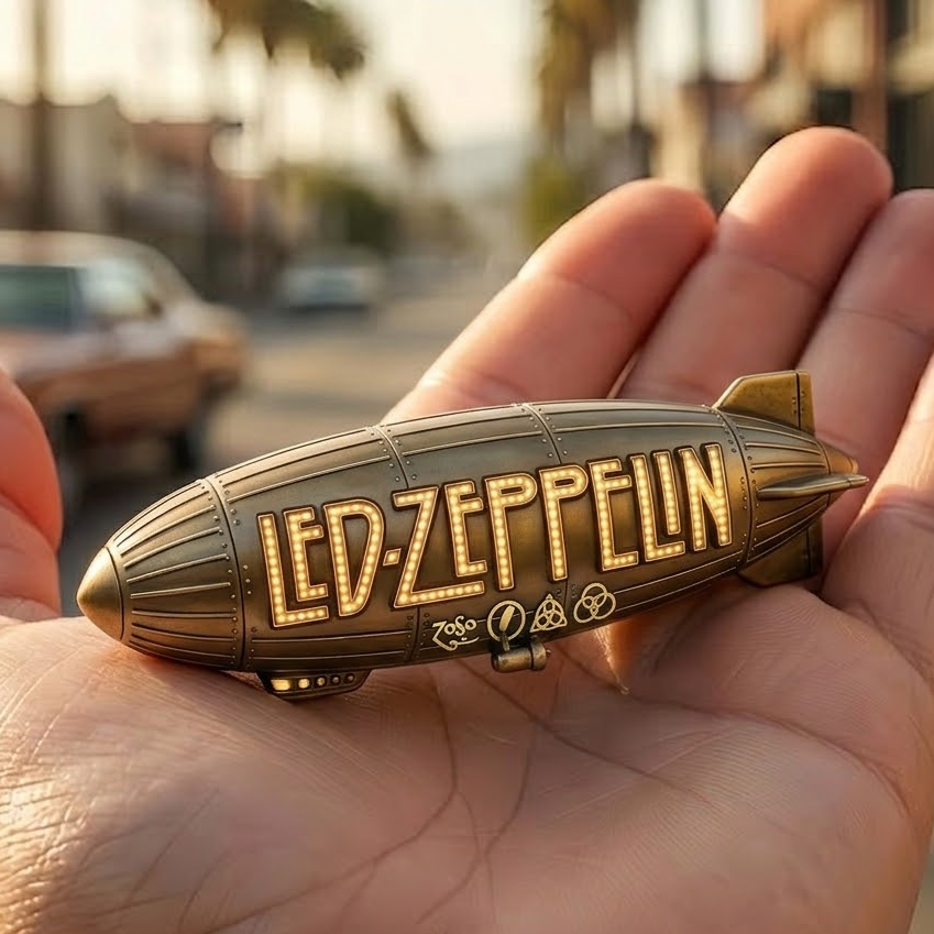 Hot Wheels Led Zeppelin 58th Anniversary Premium Collector Airship