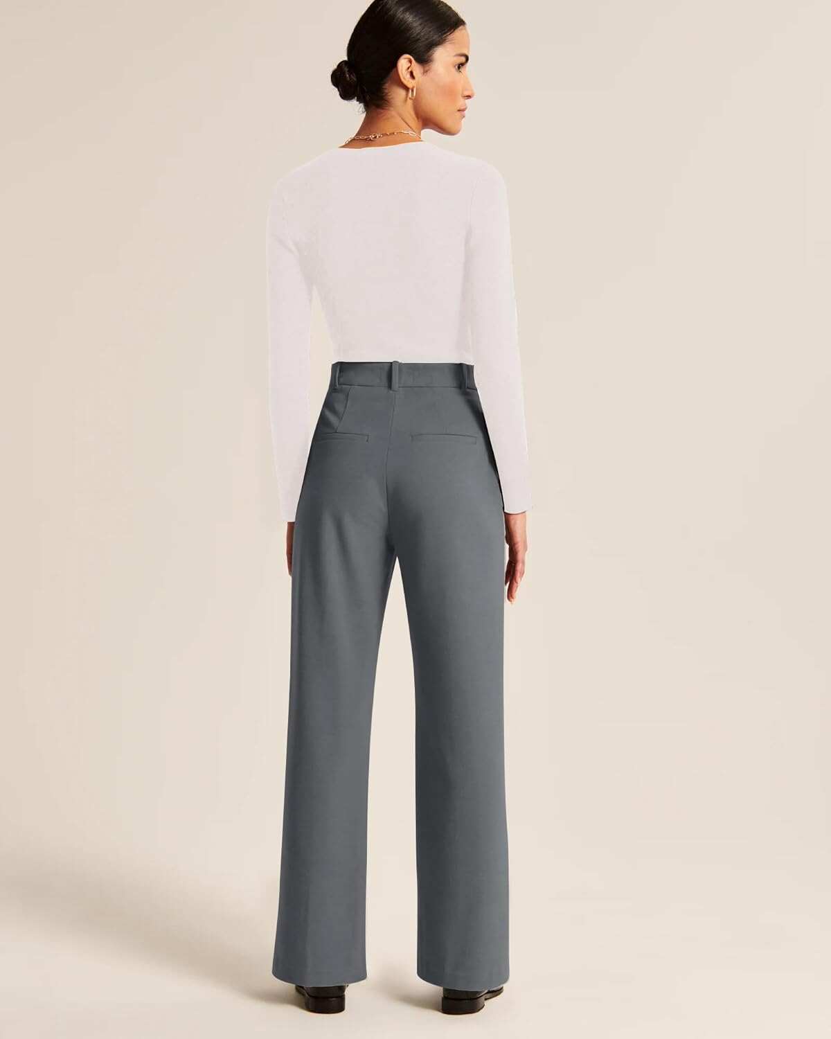 High-Waisted Work Pants for Women – Business Casual Office Trousers with Pockets (2025 Edition)
