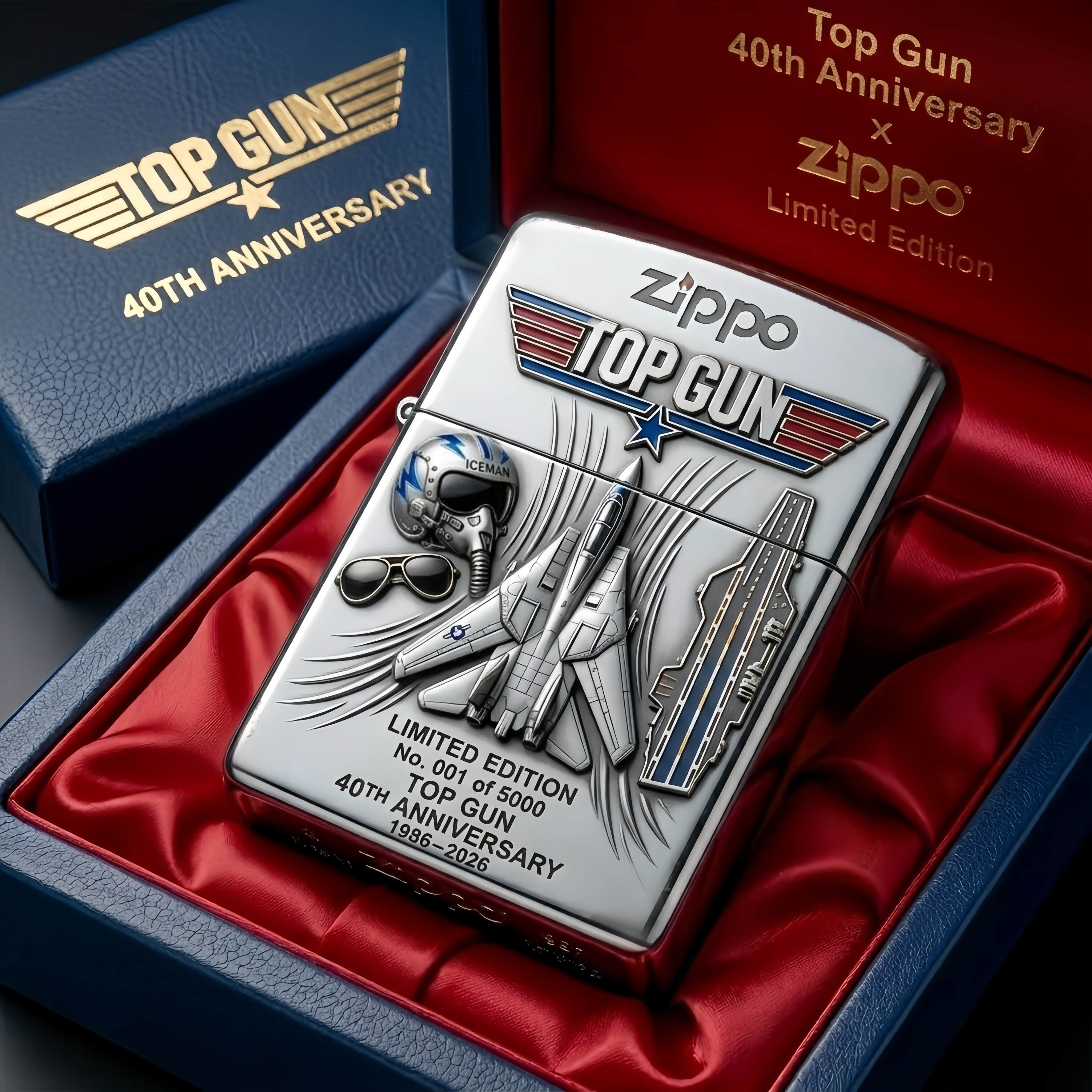 Top Gun 40th Anniversary Zippo