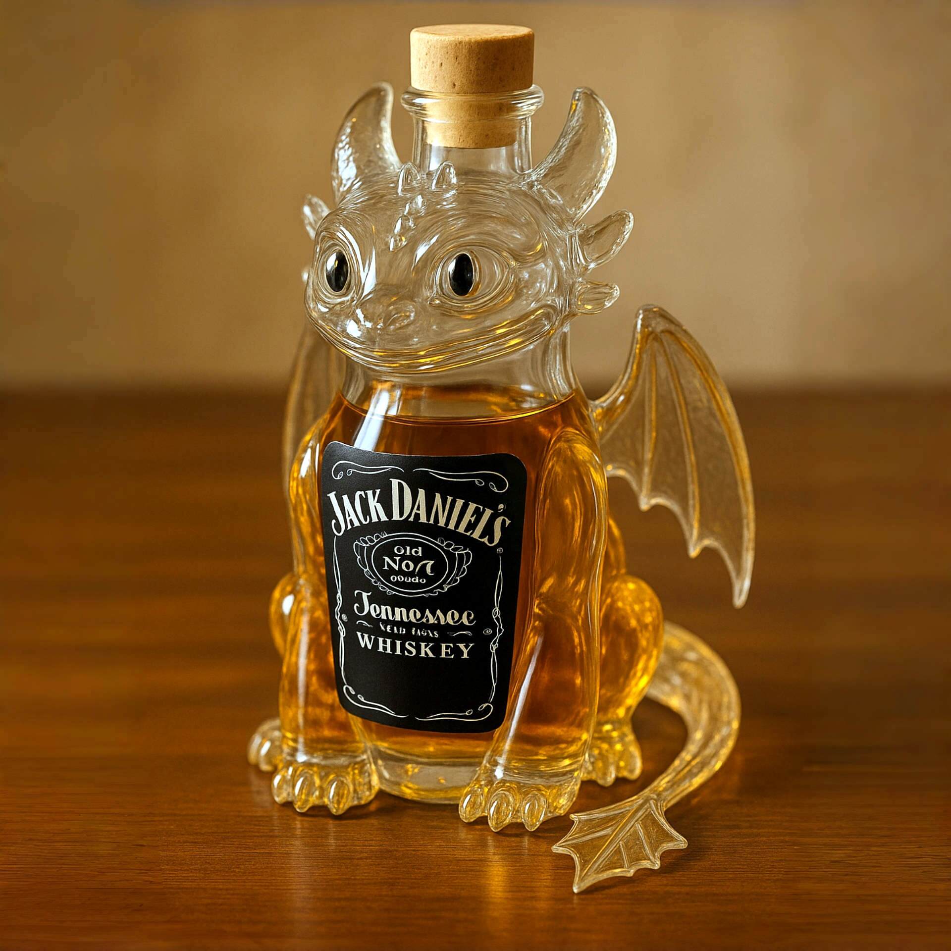 Toothless Whiskey Bottle