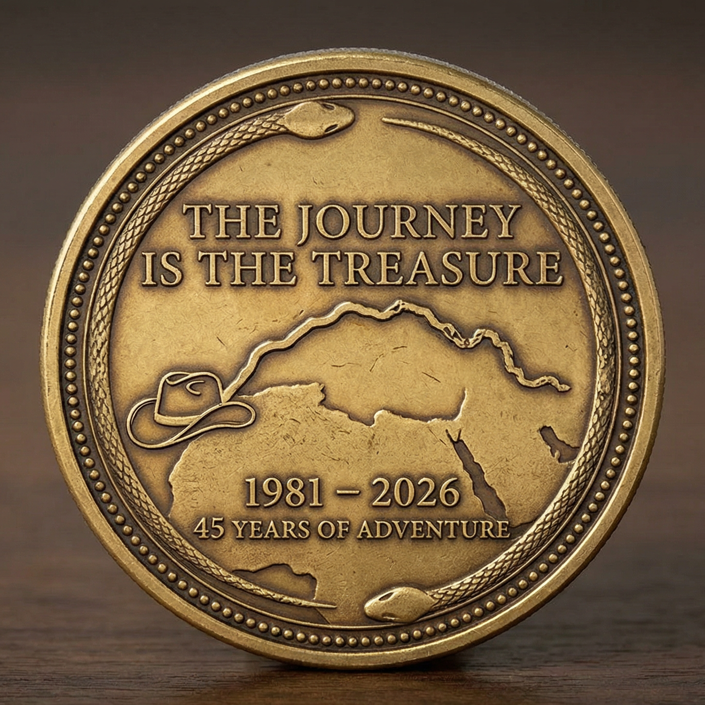 Raiders of the Lost Ark 45 Years of Adventure Coin