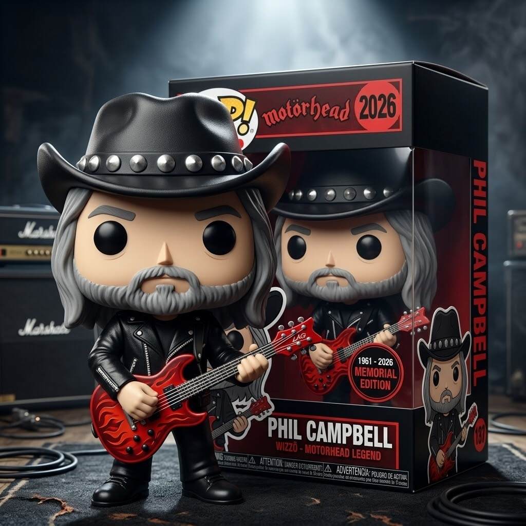 Phil Campbell Commemorative POP! Figurine丨1961-2026