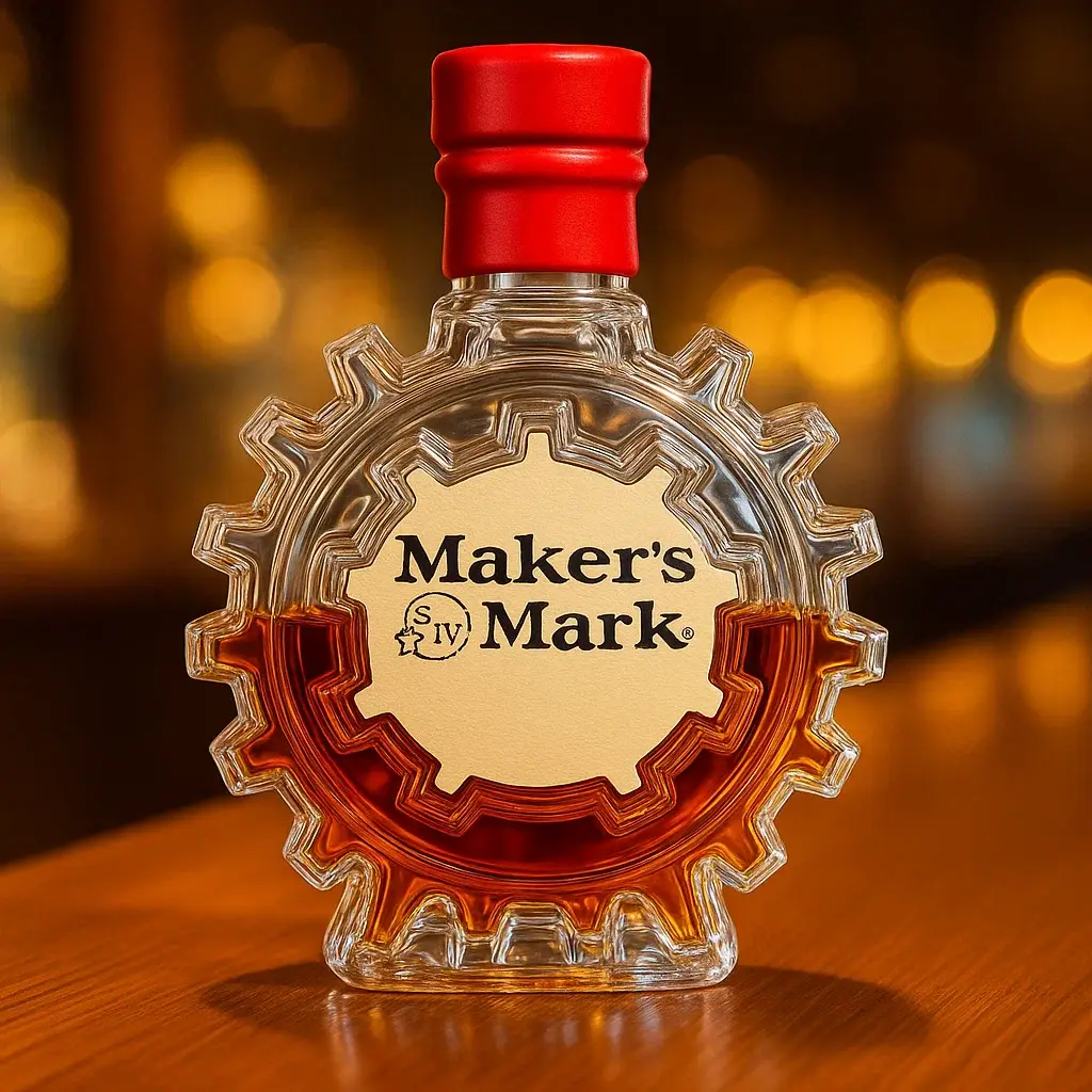Gear Whiskey Bottle