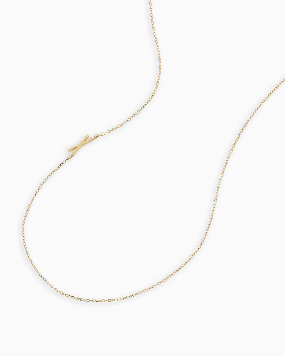 14k Gold Alphabet Necklace