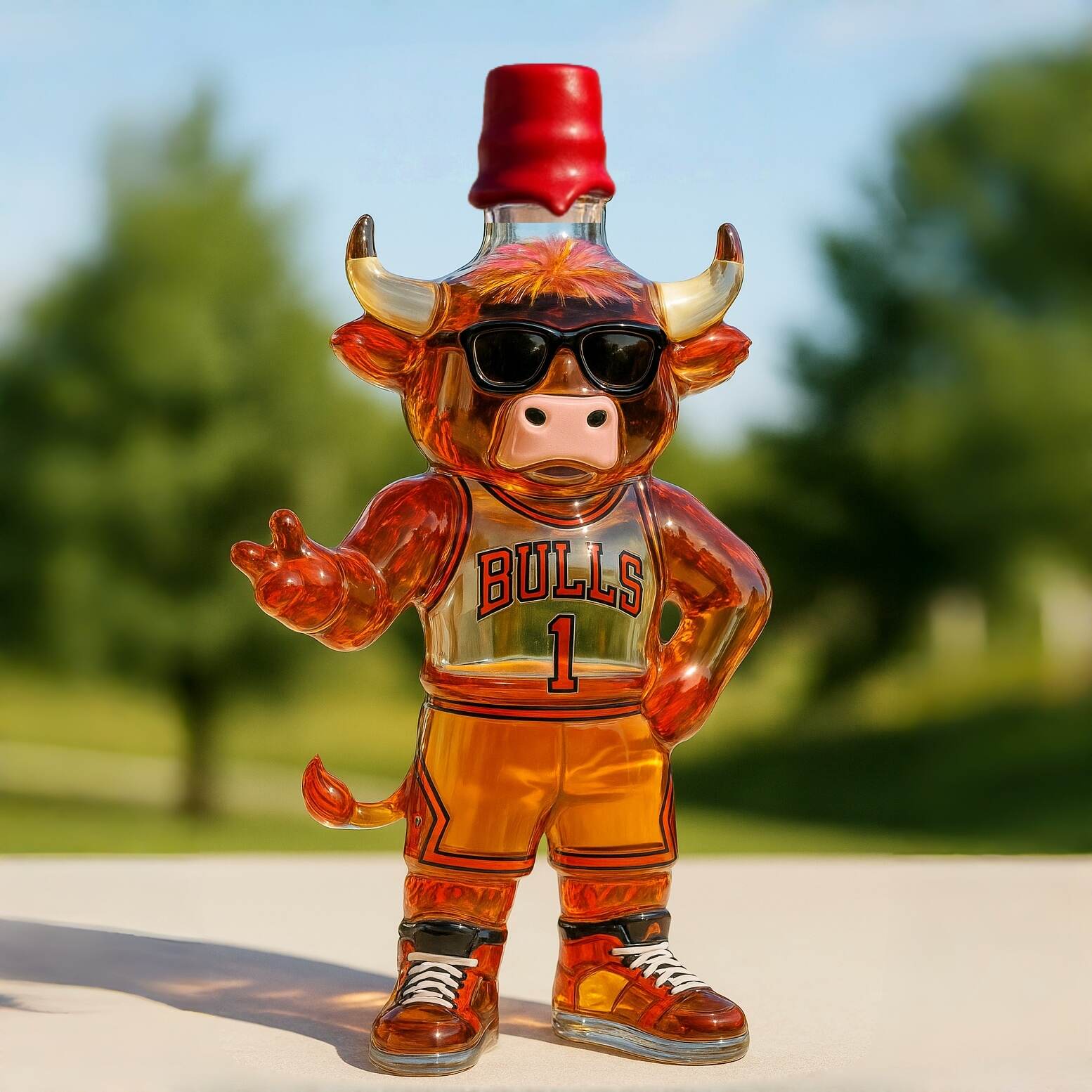 Benny the Bull Whiskey Bottle 2025