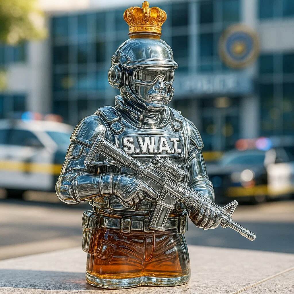 S.W.A.T. Commemorative Limited Edition Whiskey Bottle