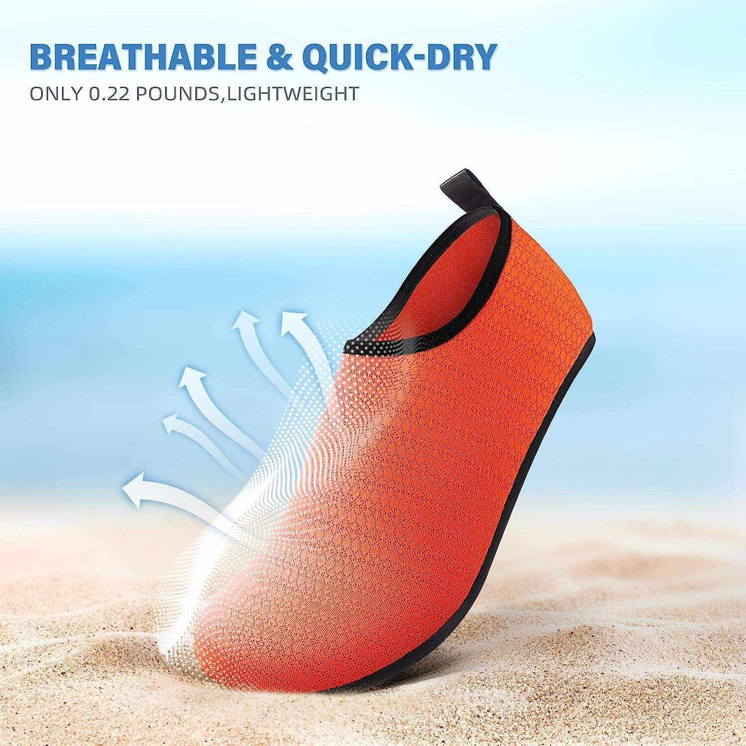 Water Shoes for Women Men Quick-Dry Aqua Socks Swim Beach Barefoot Yoga Exercise Wear Sport Accessories Pool Camping Must Haves Adult Youth Size