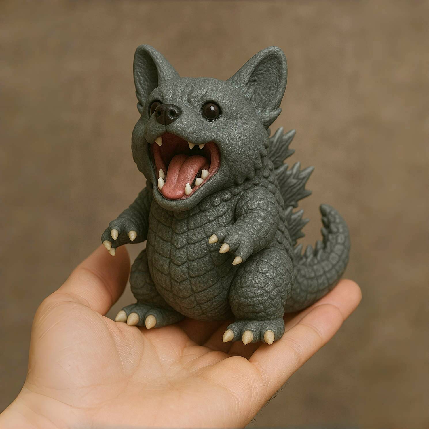 Funny Dogzilla Figure
