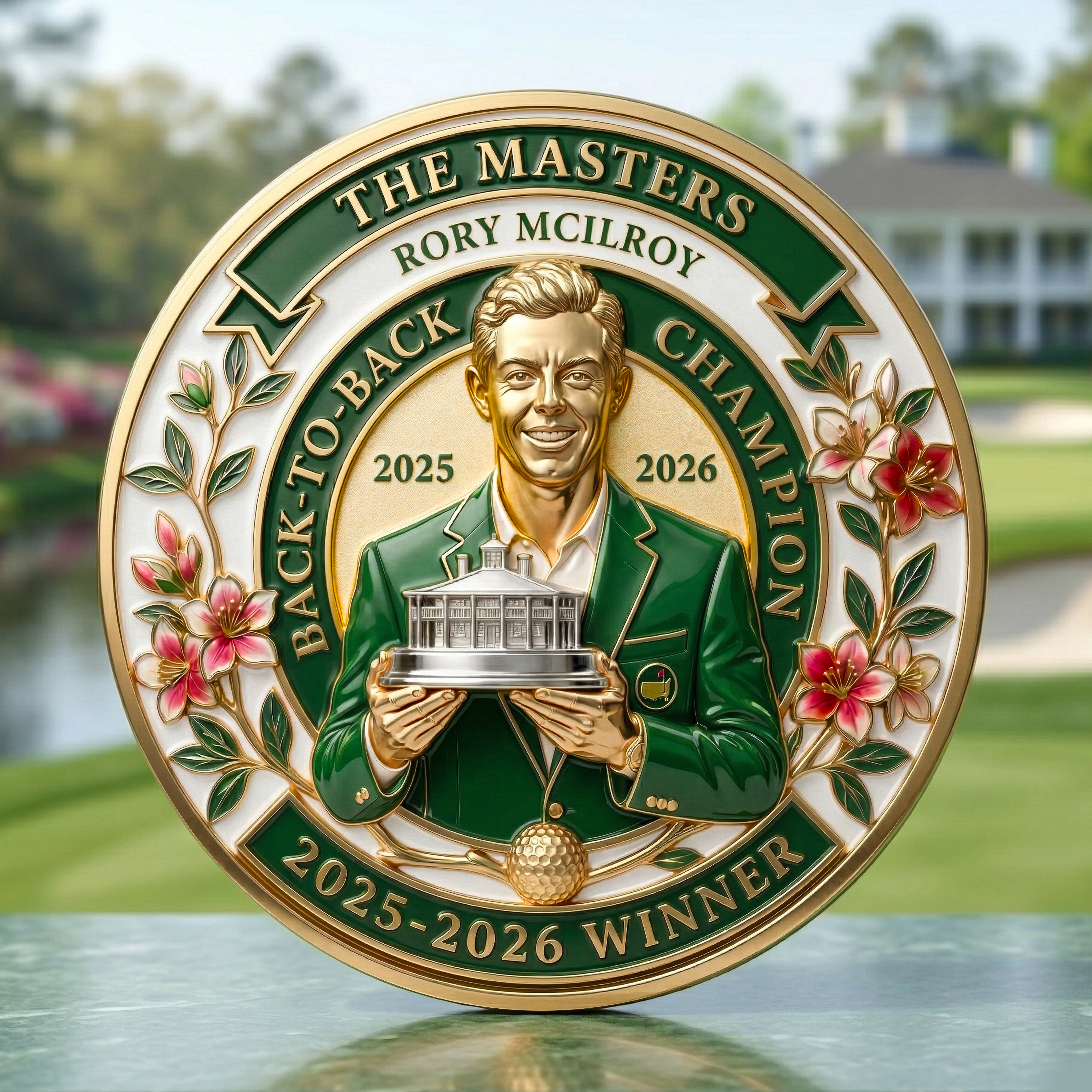⛳ RORY MCILROY BACK-TO-BACK MASTERS CHAMPION COMMEMORATIVE COIN!