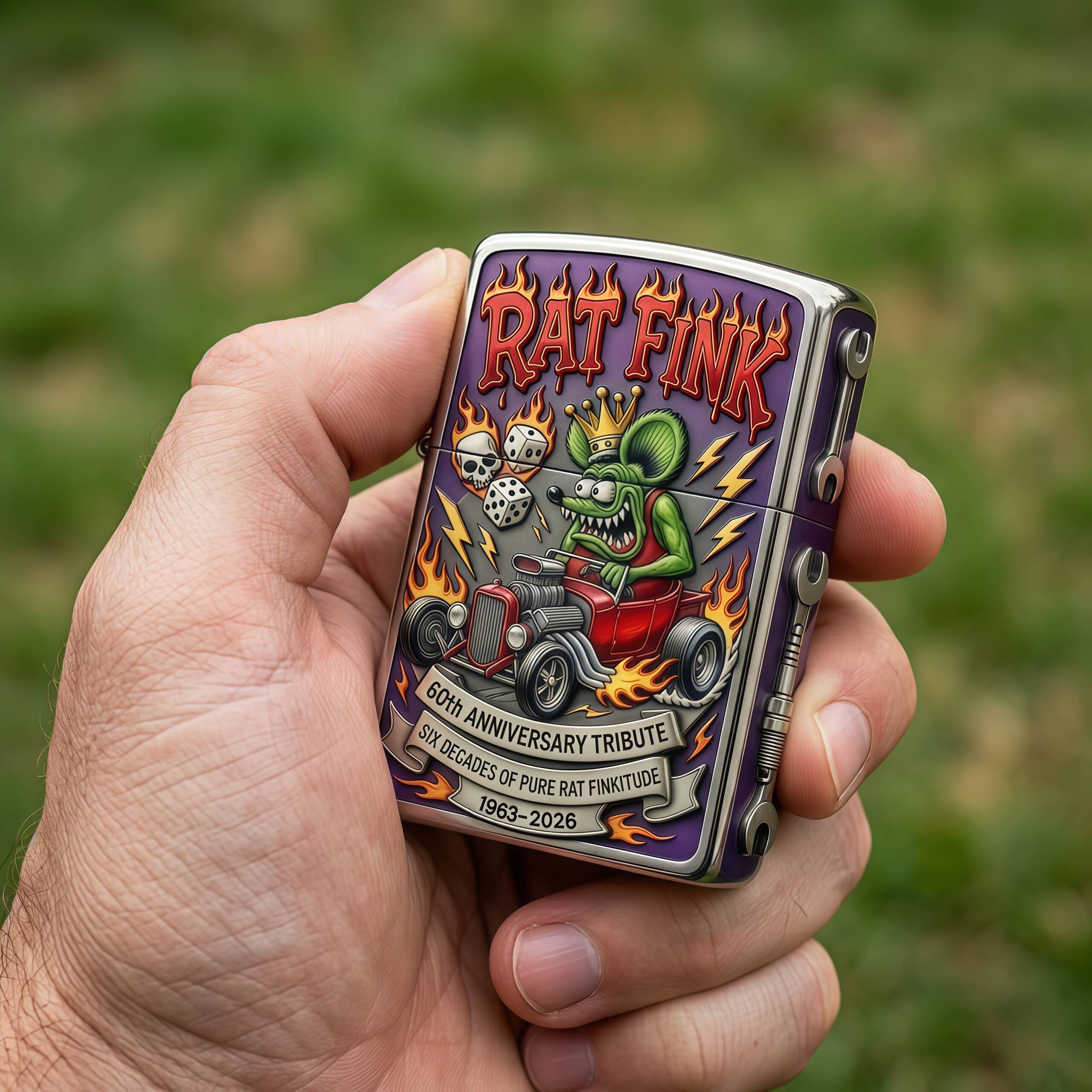 🐀 Rat Fink 60th Anniversary: Kustom Kulture Legacy Lighter 🔥