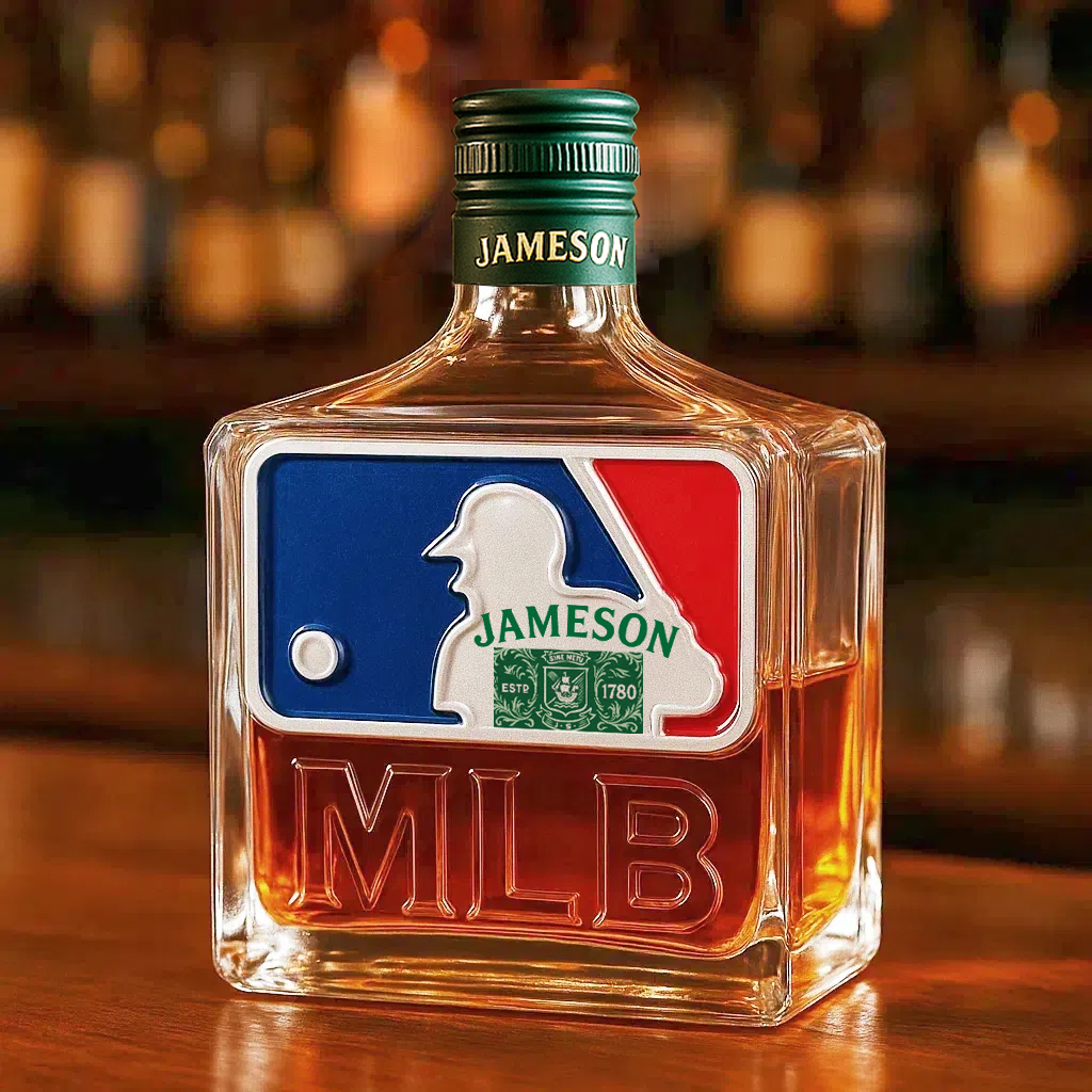 ⚾MLB Whiskey Bottle