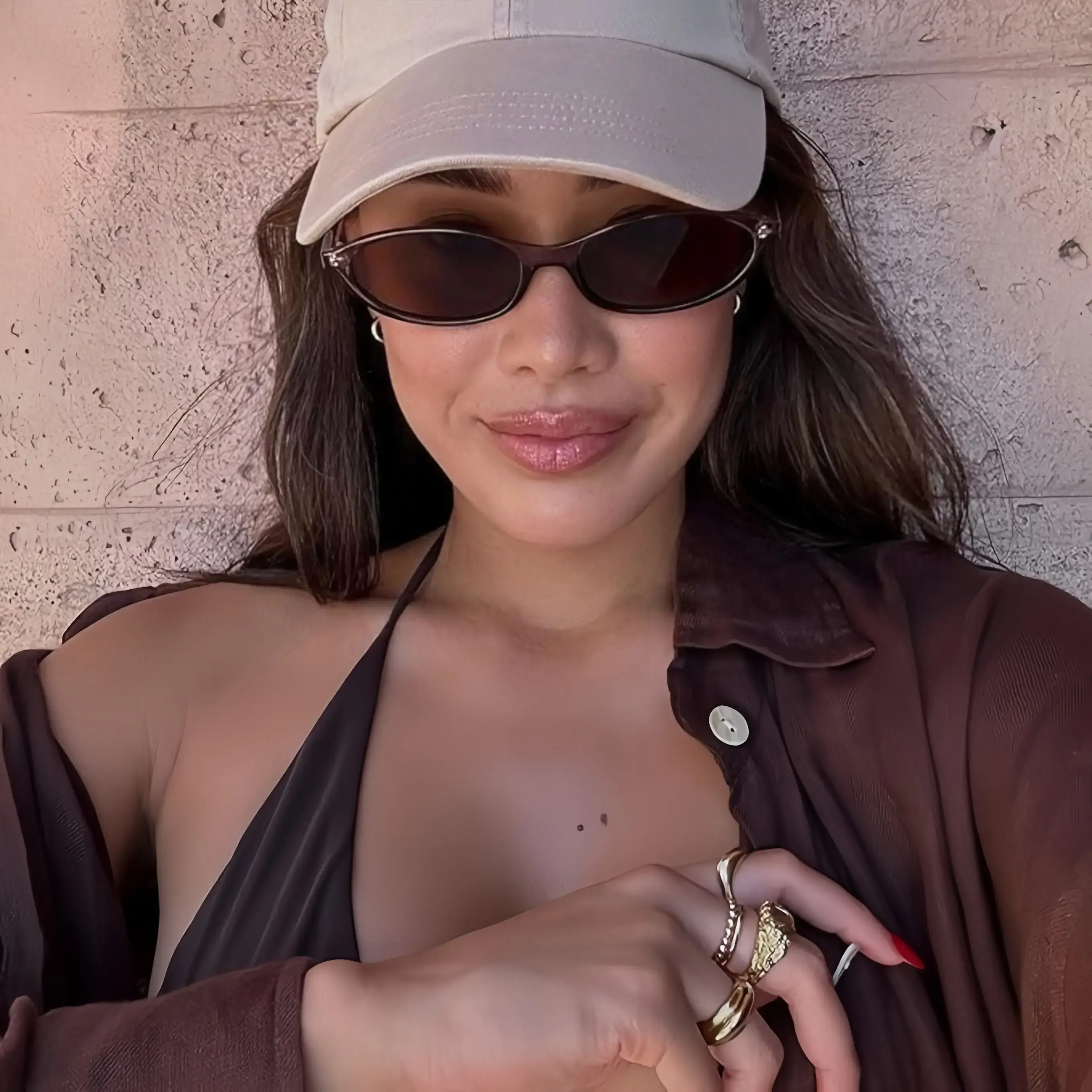 3 PCS Retro Oval Sunglasses for Women Chic Cat Eye 90s Sunnies Lightweight Narrow Shades Trendy UV Protection Sunglasses Vintage Rich Girl Sunglasses Women Sunglasseswomen summerwins