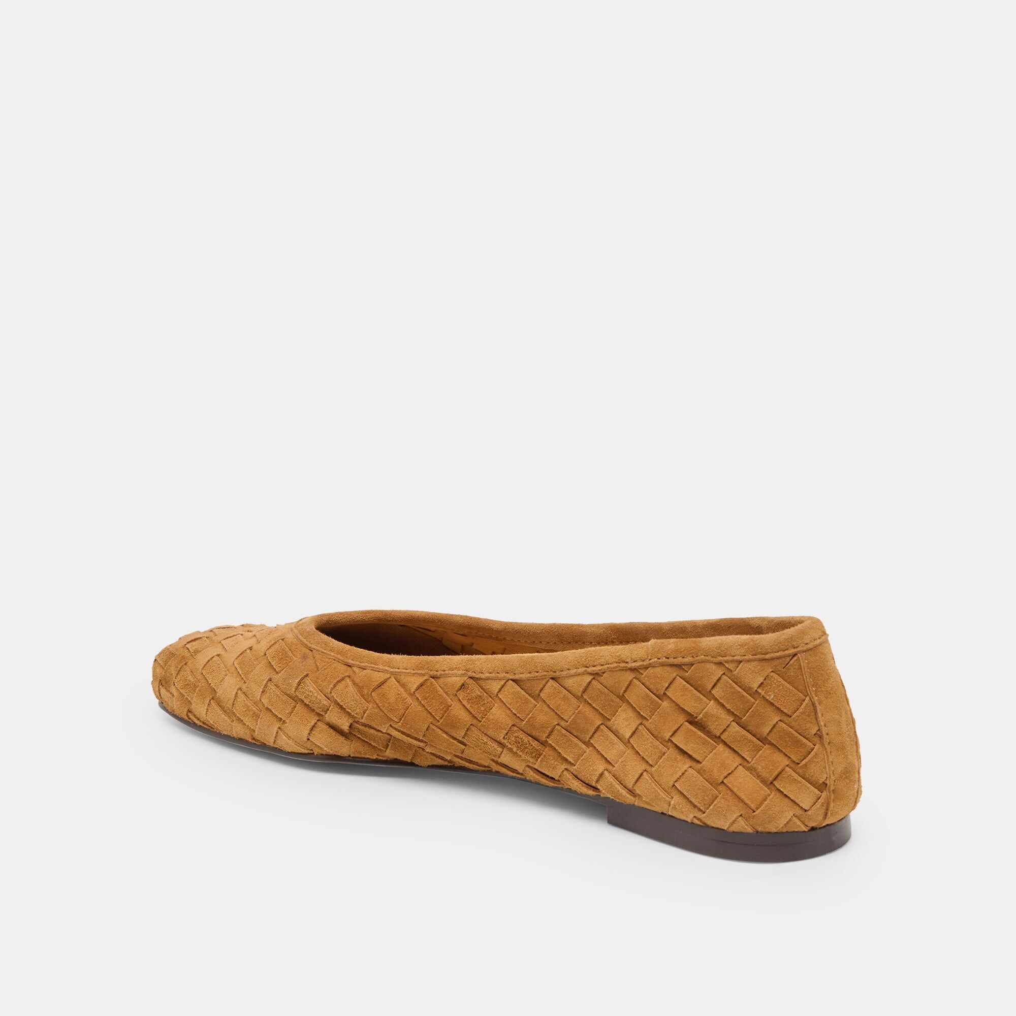 KOY BALLET FLATS TAN SUEDE