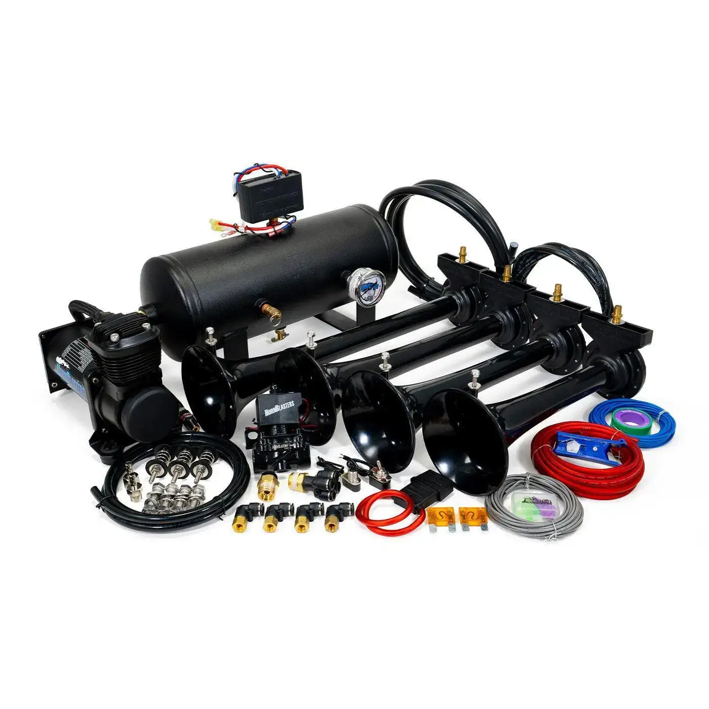 Special 232 Spare Tire Delete Train Horn Kit | 2-Gallon 150 PSI | 12-Volt | Perfect for Trucks & SUVs