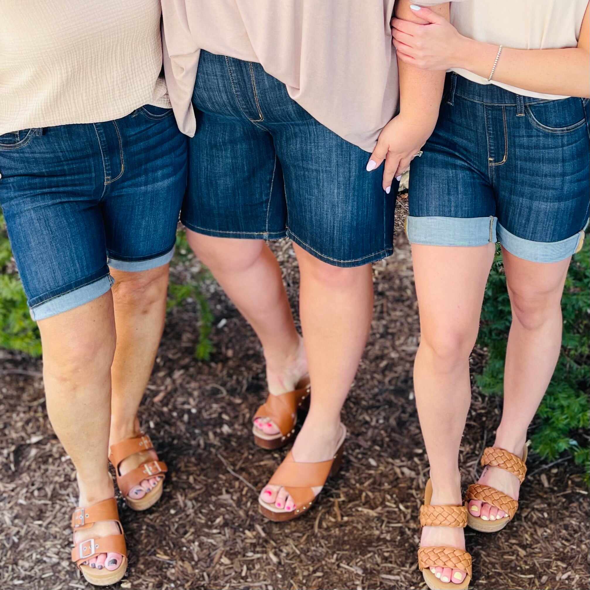 REG/CURVY High Gear Pull On Biker Shorts