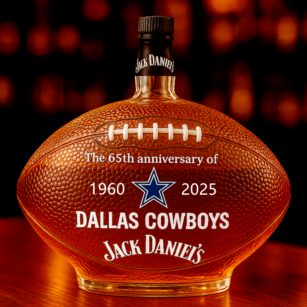 Dallas Cowboys Whiskey Bottle – 65th Anniversary Edition