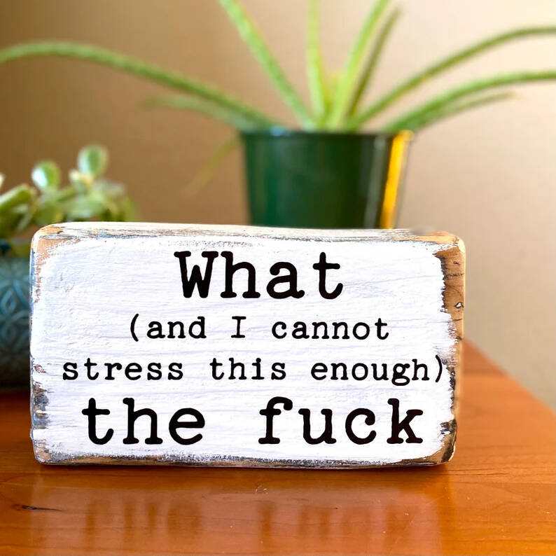 Fun office desk wood sign(🔥Buy 3 Get 1 FREE🔥)