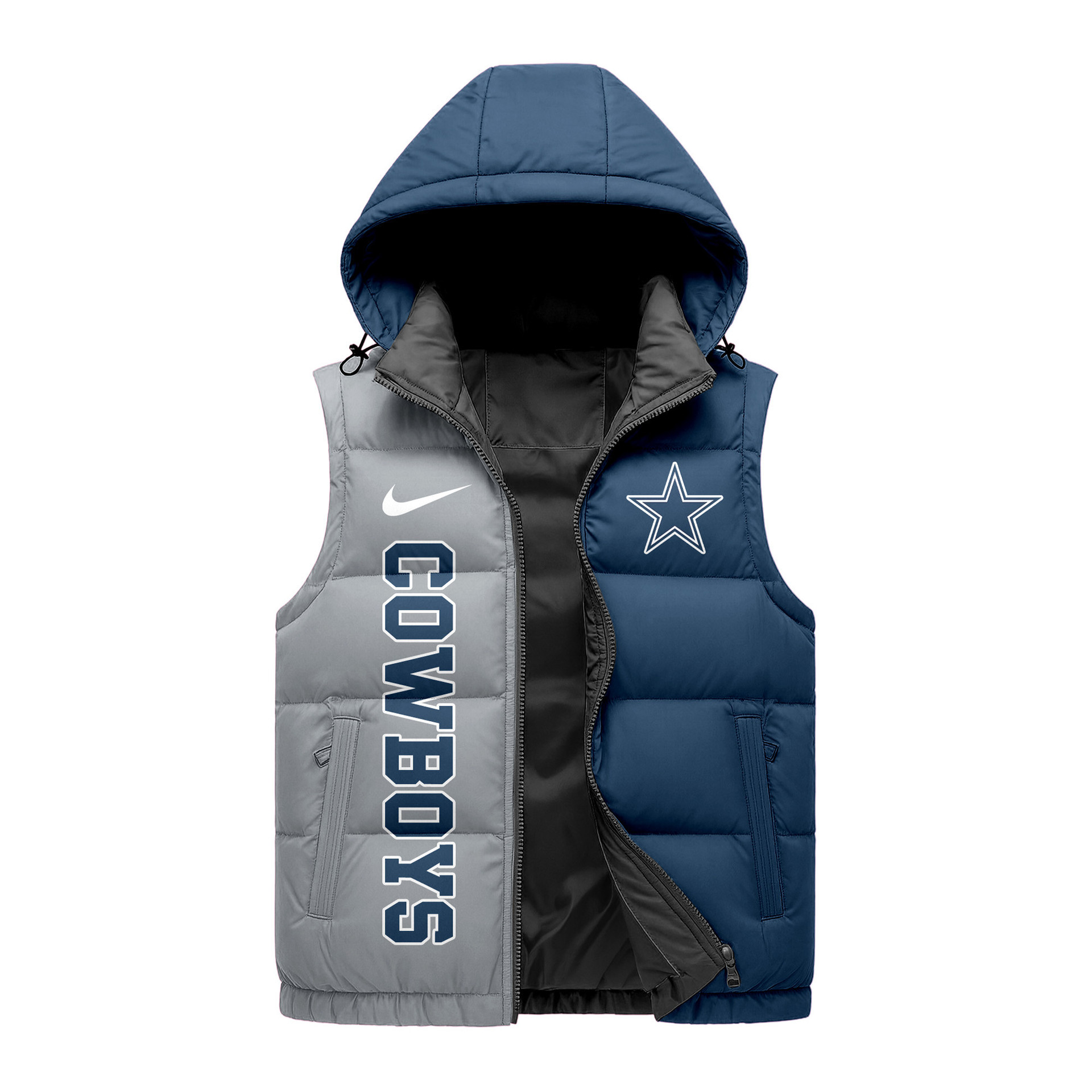 Dallas Cowboys | Premium NFL Mascot Puffer Vest NY