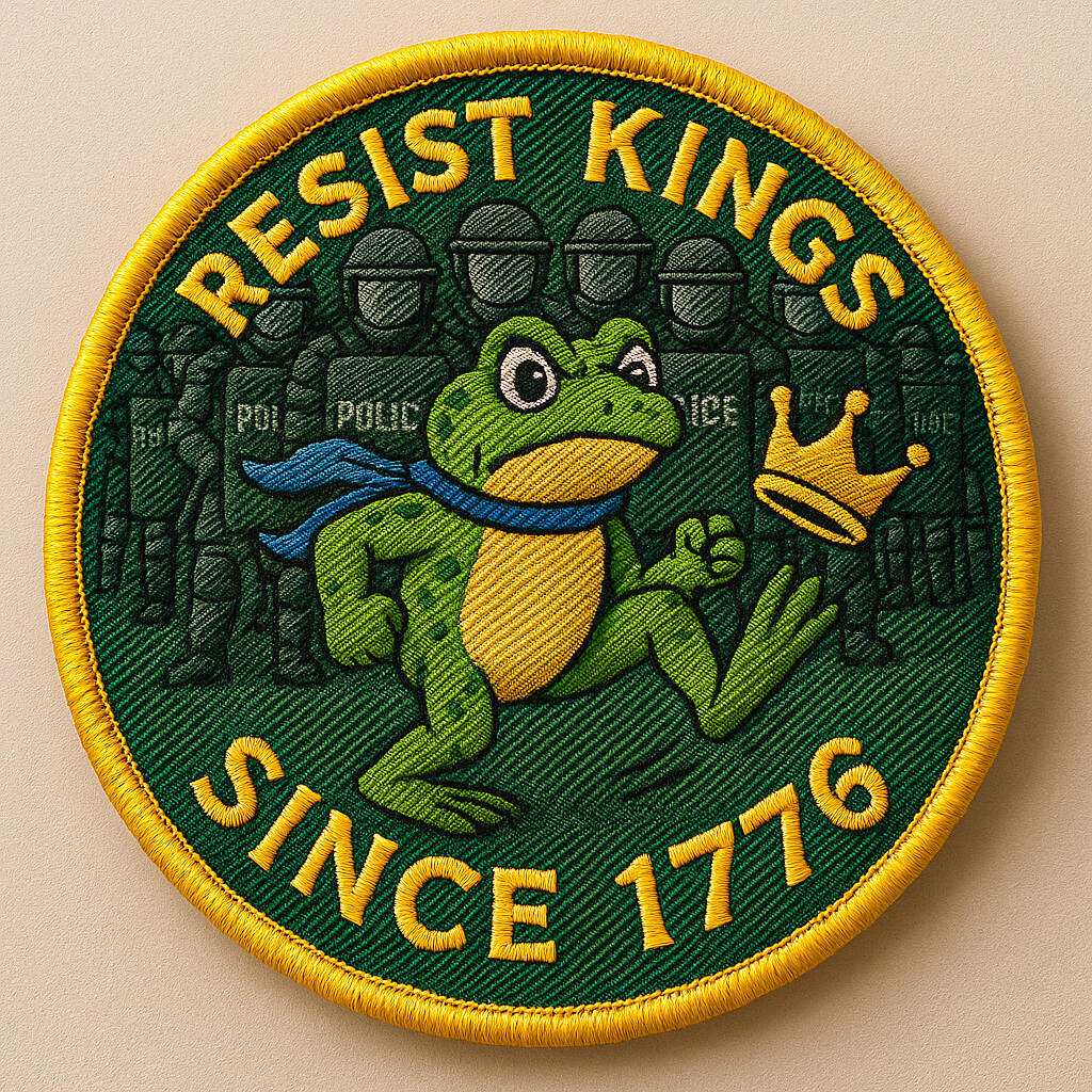 Frog of Resistance Peace Patch
