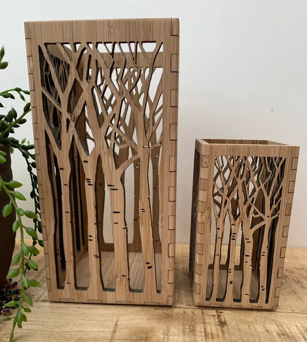 🎁(Mothers Day Gift) Wooden Lantern Candle Holder✨