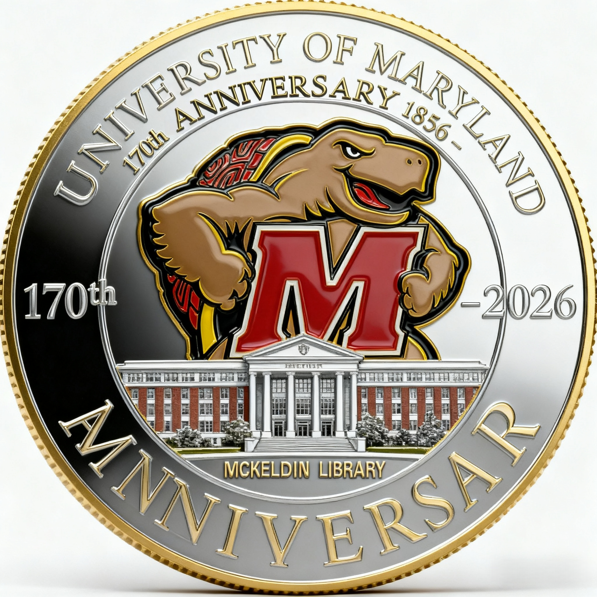 University of Maryland 170th Anniversary Coin