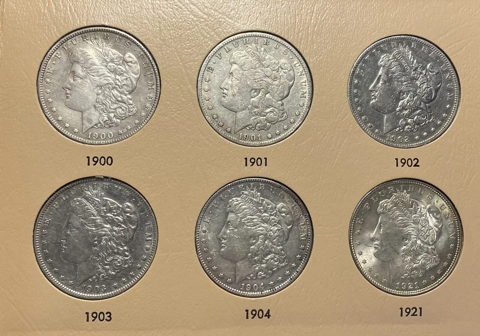 【Complete Set】1878–1921 S Morgan Silver Dollar Set-28PC — MS60💰 Free Shipping