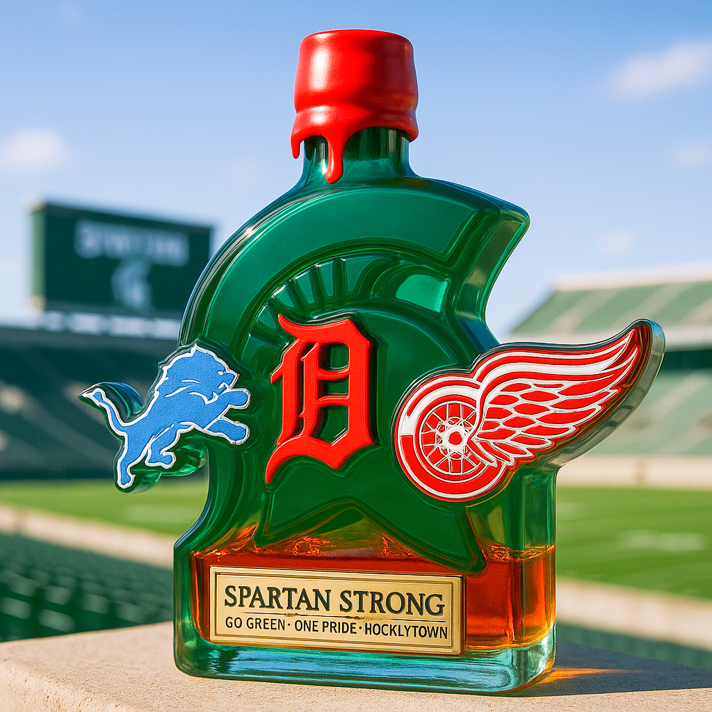 Michigan Glory Whiskey Bottle